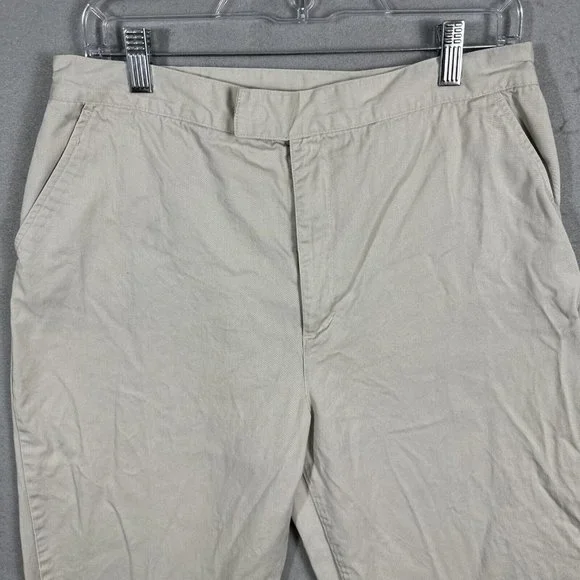 CJ Banks Womens Pants Capri Crop Women's Plus Size 14W Beige - Picture 5 of 10